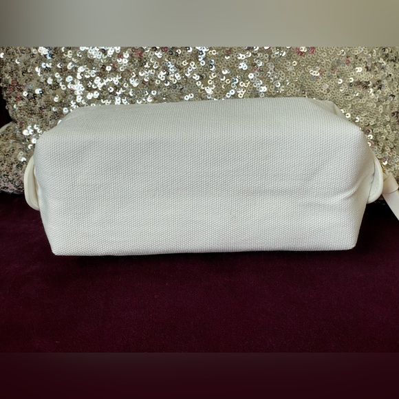 GUERLAIN PARIS WOMAN POUCH WHITE NWT🌟🌟🌟 - Picture 6 of 9